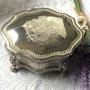 Gorgeous Lion Footed Jewelry Box!
